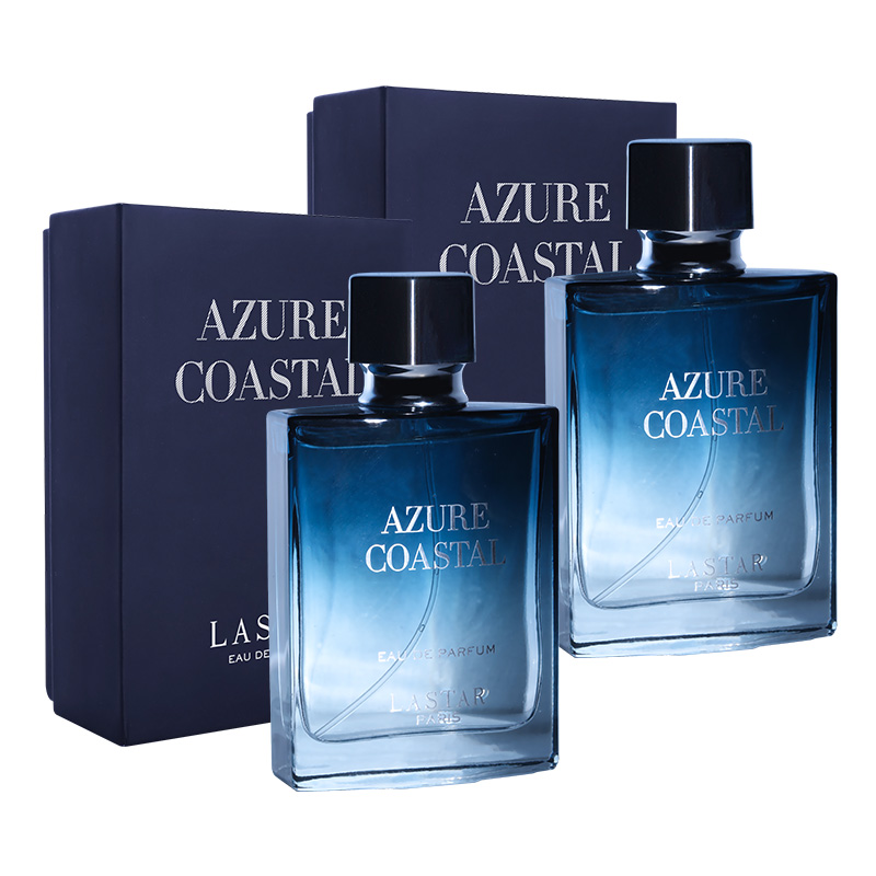 Home Fragrance Gift - LASTAR メンズ香水、2本合計100ml/3.38fl.oz、ムスク、長持ちする香り、クリスマス/新年ギフト