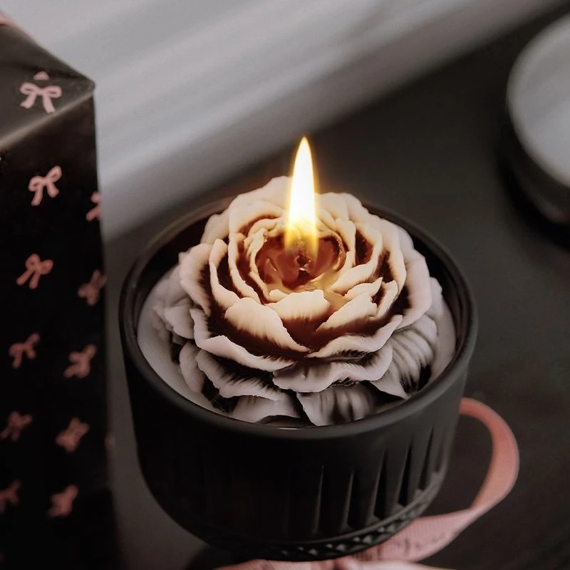 Home Fragrance Usa - フランスのジャスミンとカメリアの香りのキャンドルギフトボックス。誕生日プレゼントに最適。女性や恋人への贈り物に。自宅や寝室で、長く香りが続く。