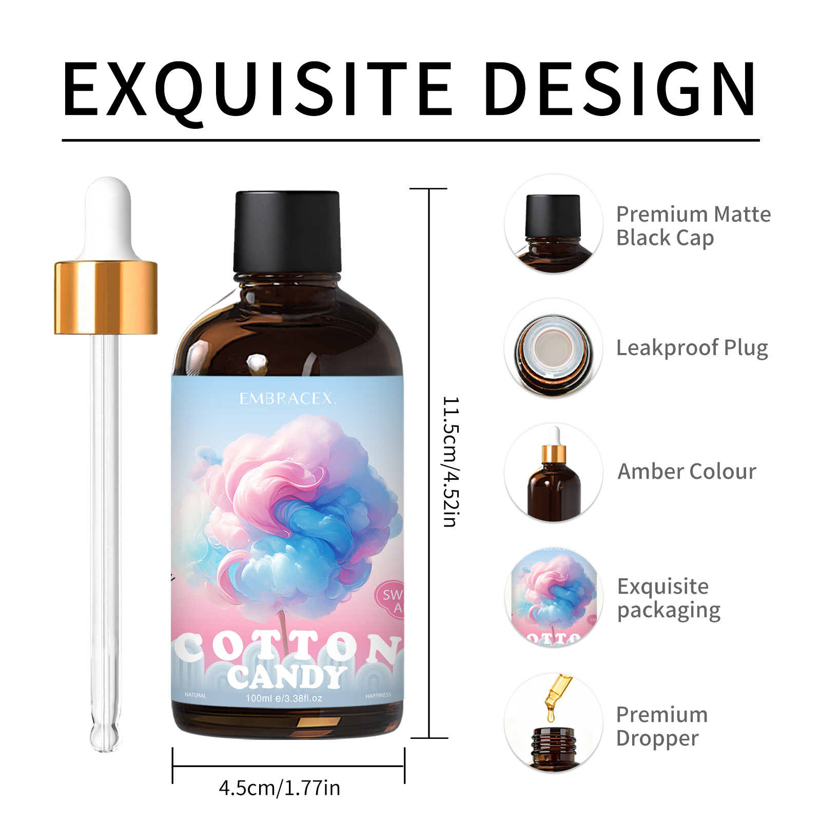 100ml コットンキャンディフレグランスオイル ディフュー - Home Fragrance Gift のレビューと価格