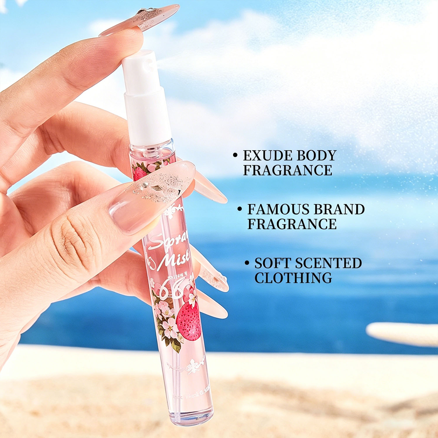 5個入り花と果実の香りのフレグランススプレーセット、持続する - Home Fragrance Gift のレビューと価格