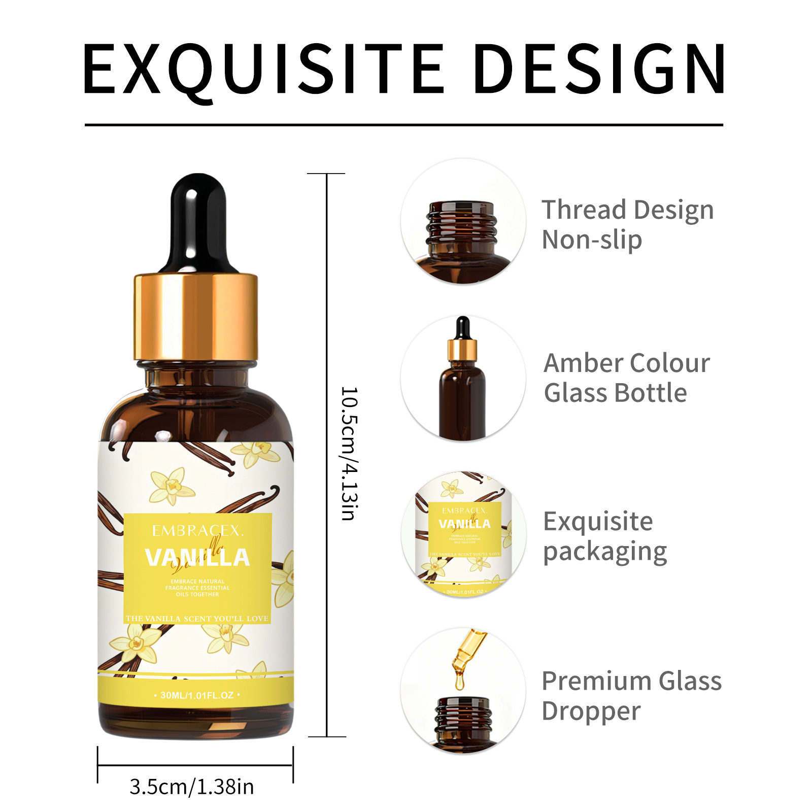 30ml バニラフレグランスオイル ディフューザー用 キャン - Home Fragrance Gift のレビューと価格
