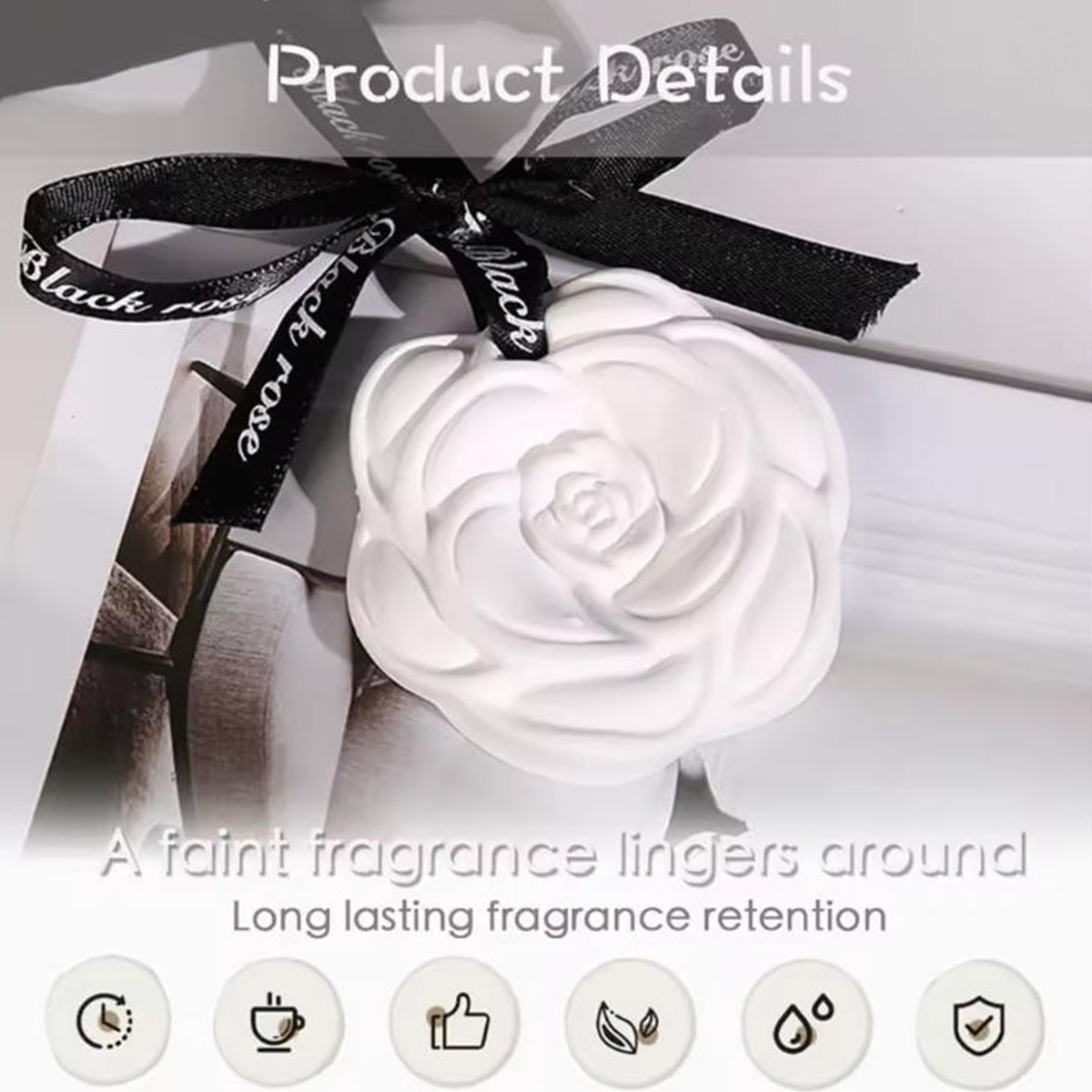 1/3/5/8/10 個椿石膏アロマセラピーワードローブ車の - Home Fragrance Logo のレビューと価格