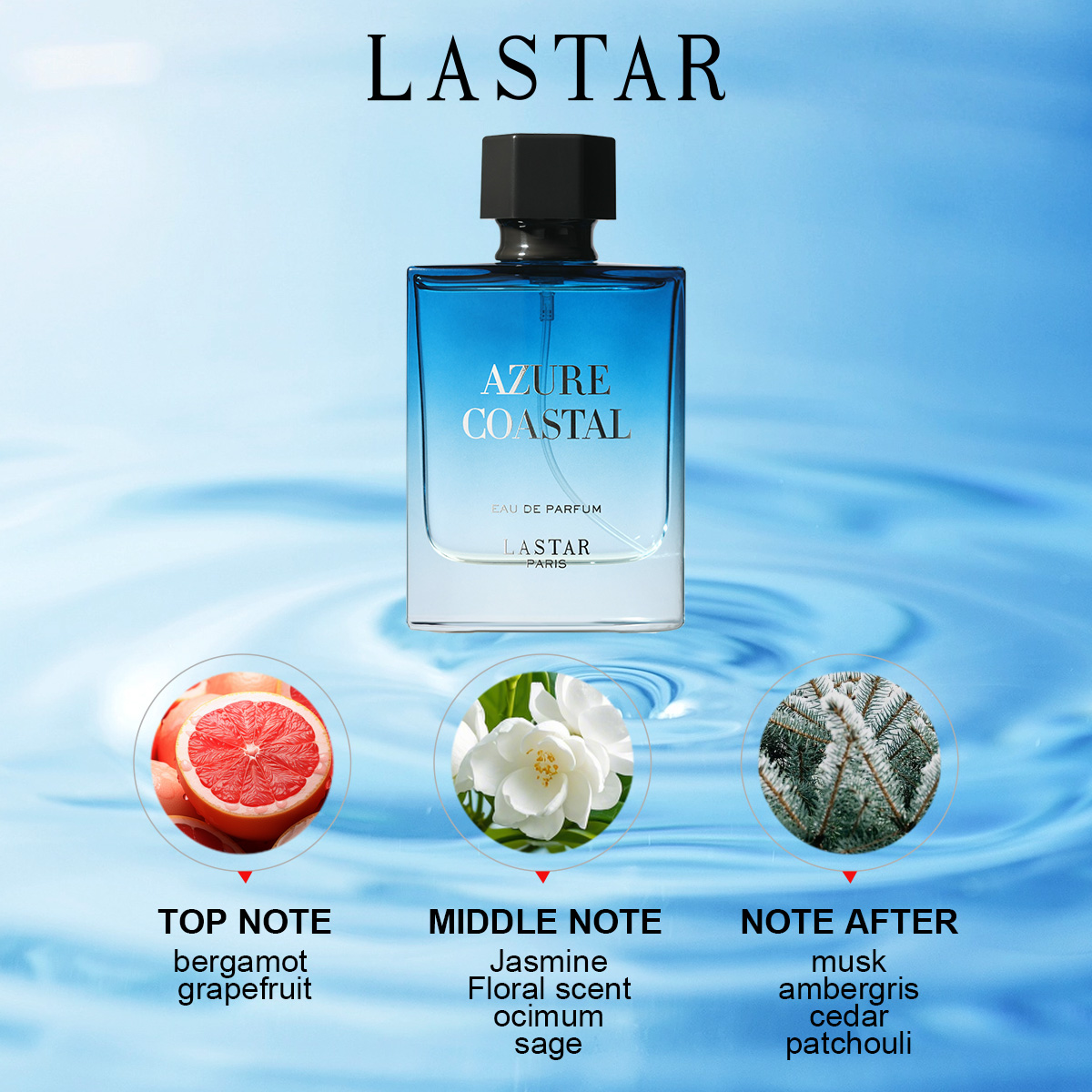 LASTAR メンズ香水、2本合計100ml/3.38fl. - Home Fragrance Gift のレビューと価格