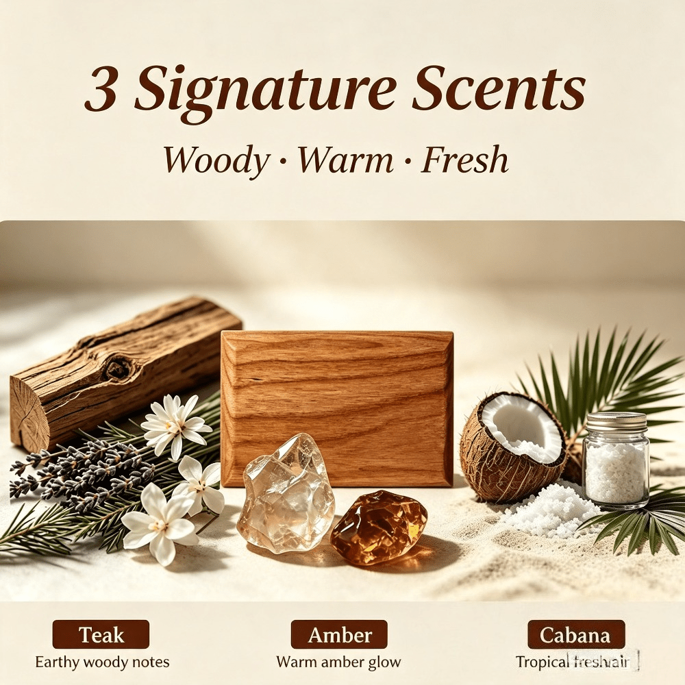 車用芳香剤 チーク・アンバー・オレンジウッドの香り ブロック - Home Fragrance Oud のレビューと価格